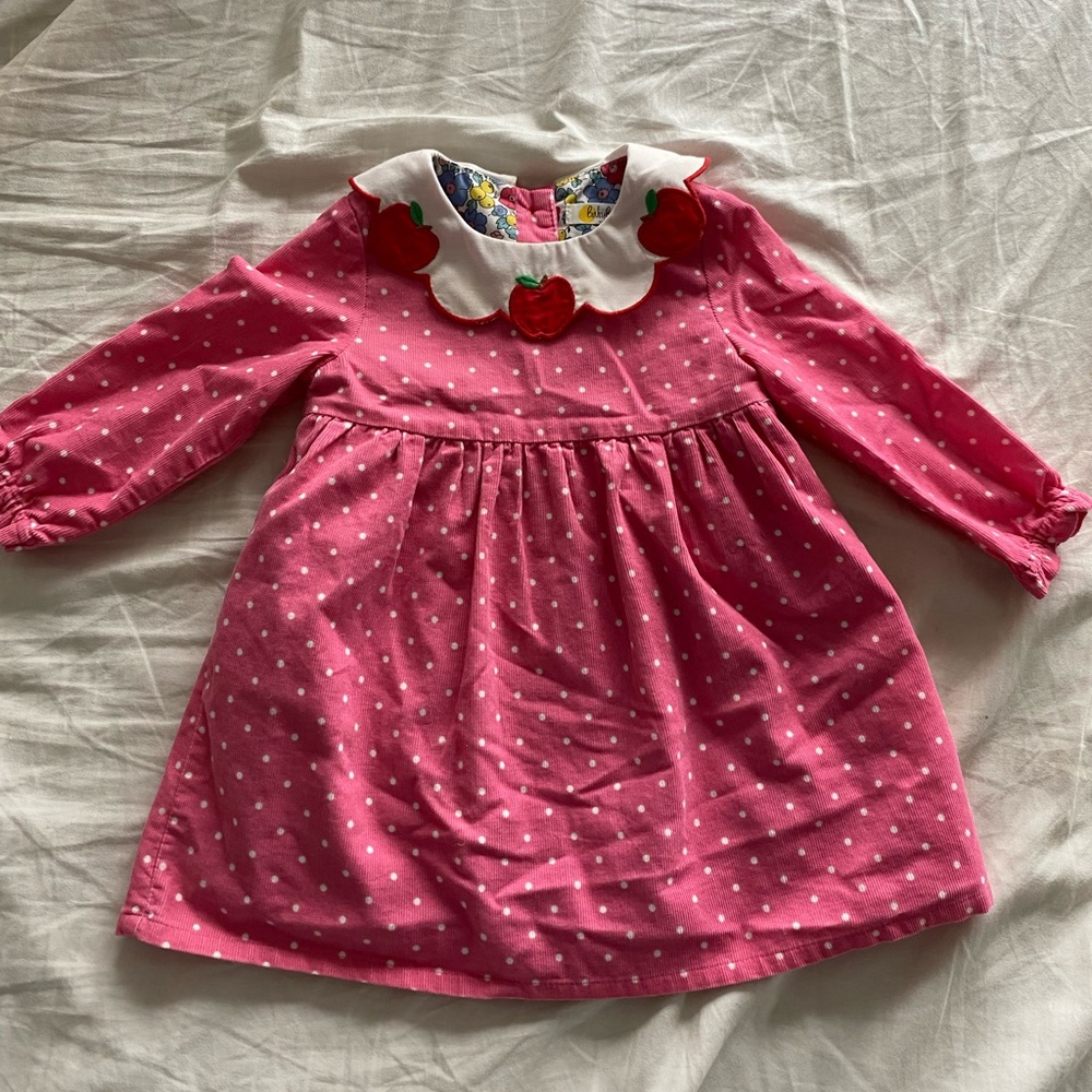Boden baby cords apple dress
